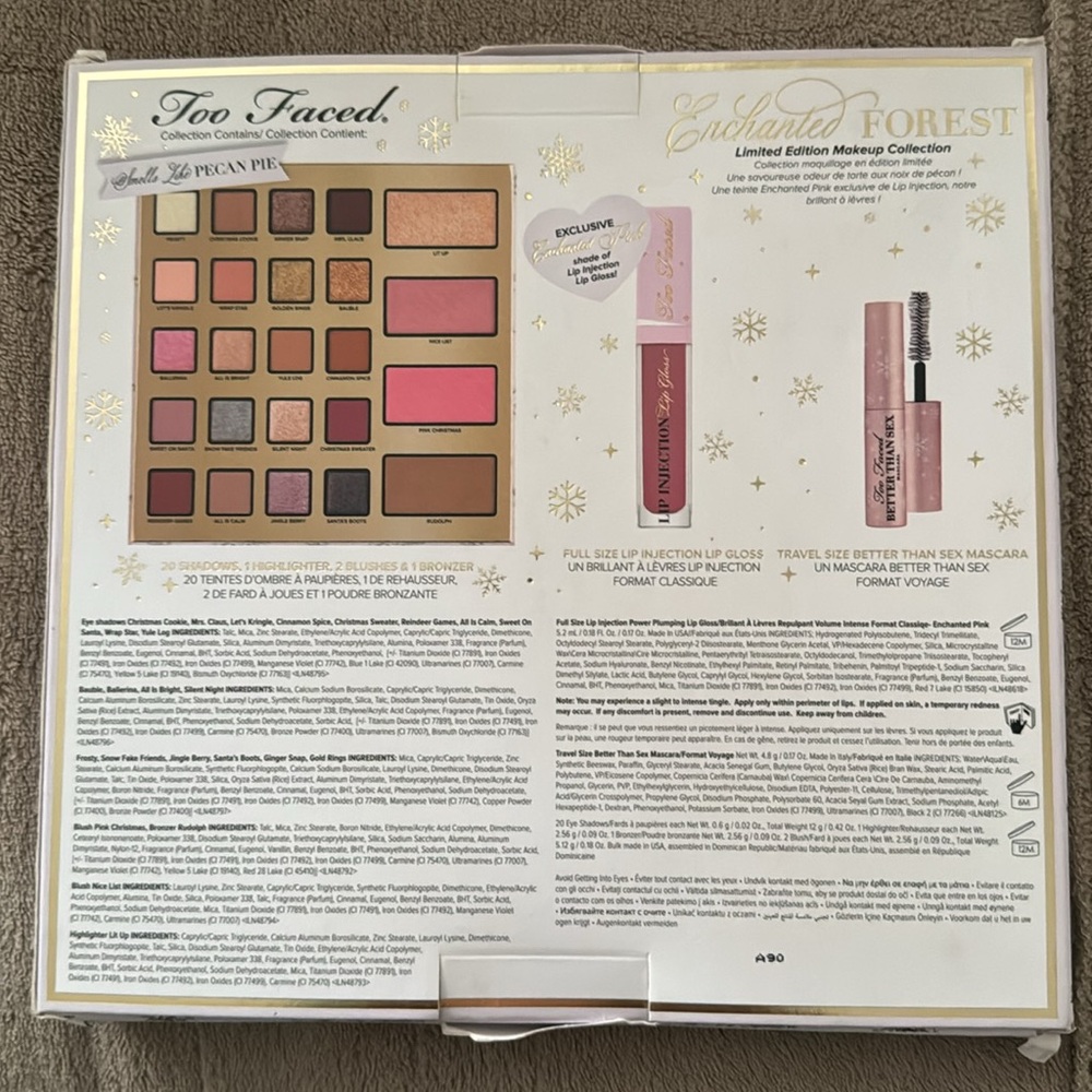 BNIB TOO FACED ENCHANTED FOREST LIMITED EDITION MAKEUP COLLECTION - Picture 2 of 2